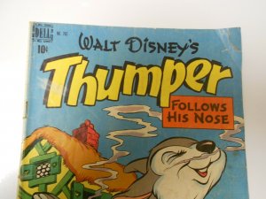 1949 DELL Walt Disney THUMPER Follows His Nose (FOUR COLOR) #243 VG-