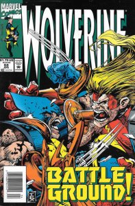 Wolverine #68 (Newsstand) FN ; Marvel | Larry Hama Mark Texeira