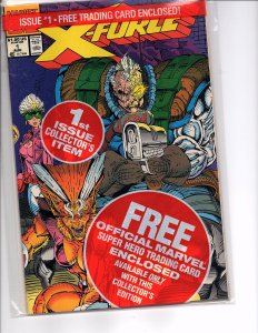 Marvel Comics X-Force Vol. 1 #1 Complete Bagged Set All 5 cards Rob Liefeld