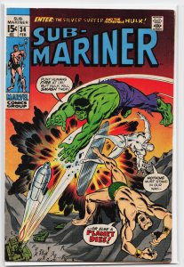 Sub-Mariner #34 (1971) Namor the Sub-Mariner