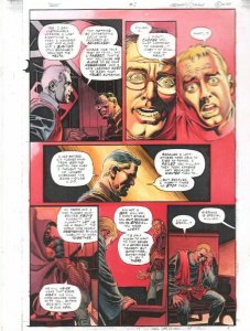 Gog (Villains) #1 p.11 Color Guide Art - Religion to Superman - by John Kalisz
