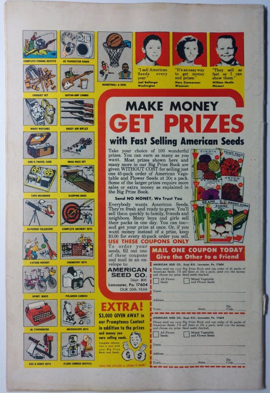 Action Comics #361 (3.0, 1968) bottom stable detached