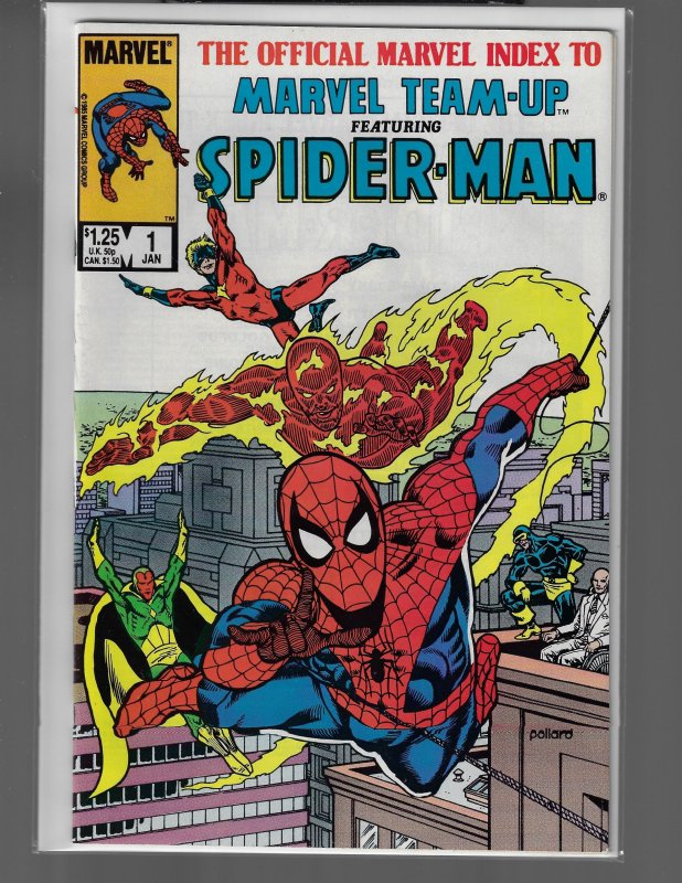 Official Marvel Index to Marvel Team-up #1-6 (Marvel, 1986) NM