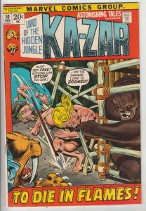 Astonishing Tales #10 (Feb-72) VF/NM High-Grade Ka-Zar, Zabu