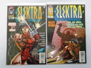 Elektra (Marvel 1st Series) Set:#1+2, 8.0/VF (1996)