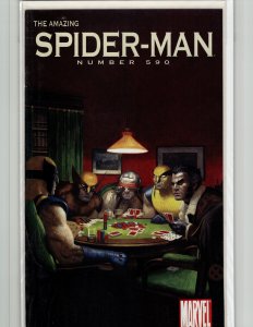 The Amazing Spider-Man #590 Wolverine Cover (2009)
