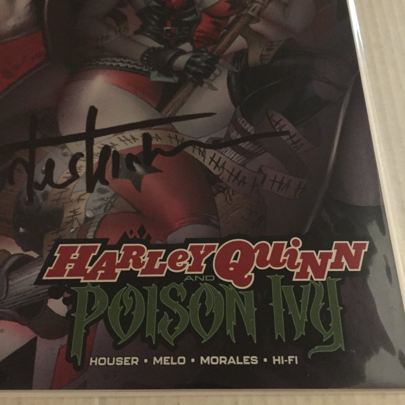 2019 DC Comics Harley Quinn & Poison Ivy #1 Variant Signed by Tyler Kirkham