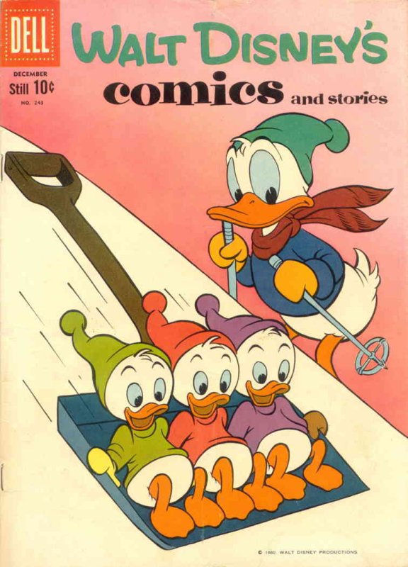 Walt Disney's Comics and Stories #243 GD ; Dell | low grade comic December 1960 