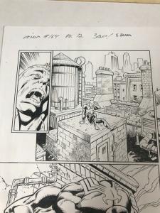 Venom 164 Page 12 Original Art 1/2 Splash Mark Bagley Full Costume Transition Nm