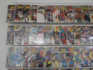 Huge Lot 130+ Comics W/ Captain America, Avengers, Thor, +More! Avg FN Cond!