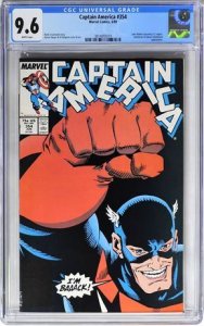 Captain America #354 (Marvel, 1986) CGC Graded 9.6 John Walker Becomes US Agent