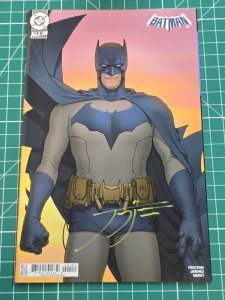 BATMAN #1 QUITELY VARIANT SIGNED BY JORGE JIMENEZ (YELLOW) NYCC W/COA NM