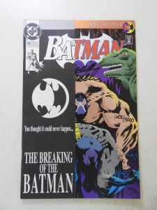Batman #497 (1993) VF- Condition! Signed by Doug Moench W/ COA!