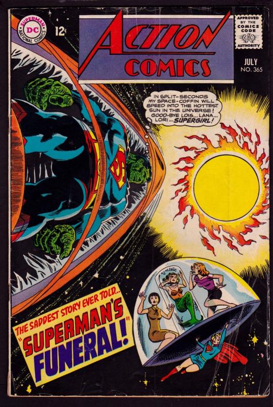 Action Comics #365 (Jul 1968, DC) VG