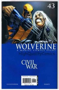 WOLVERINE #43, NM, X-men, 1st printing, Civil War, 2003, more in store