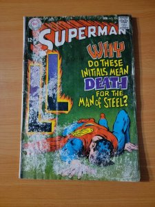Superman #204 ~ GOOD GD ~ 1968 DC Comics