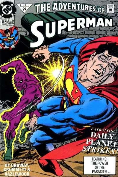 Adventures of Superman (1987 series) #482, NM- (Stock photo)