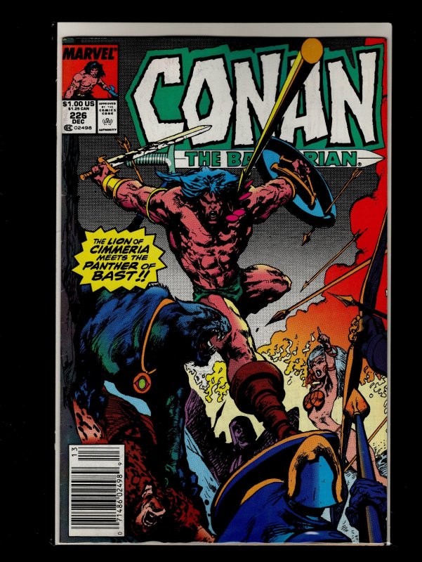 Conan the Barbarian #221,222,223,224,225,226,227,228,229,230 (1989)
