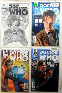 Doctor Who Lot 4 #Eleventh 1E 1:25, 1C 1:10, 2C, Tenth 14 2014 Titan Var Comics