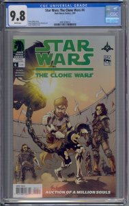 STAR WARS THE CLONE WARS #4 CGC 9.8 SCOTT HEPBURN