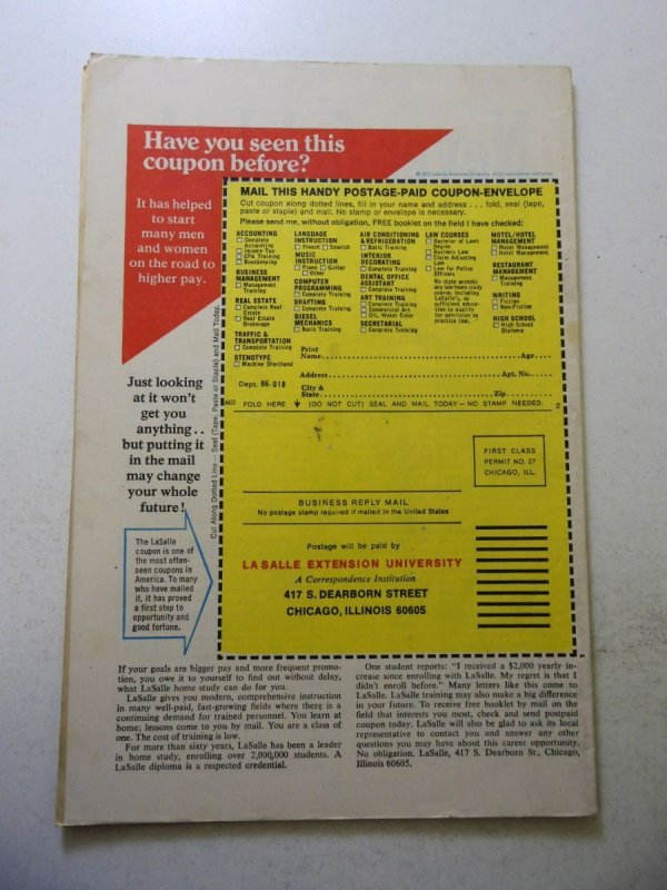 Captain Marvel #25 (1973) VG+ Condition small moisture stains bc