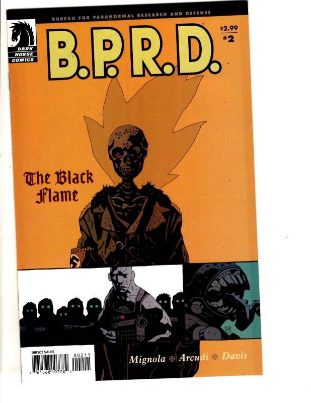 10 Dark Horse Comics BPRD # 1 2 3 4 5 6 Black Flame + Aeon Flux # 1 2 3 4  JC11