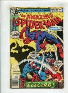 AMAZING SPIDER-MAN #187 (8.0) VS CAPTAIN AMERICA, NEWSSTAND!! 1978