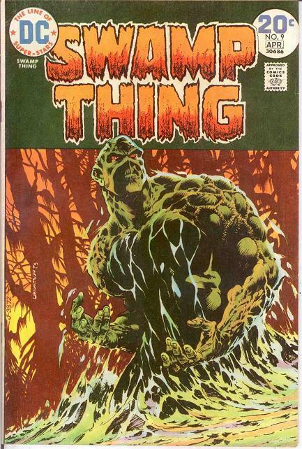 SWAMP THING 9 VF+   April 1974 COMICS BOOK