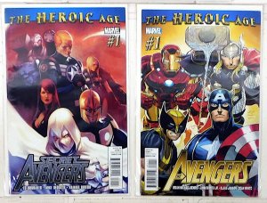 Avengers Lot of 2 #1, Secret 1 (2010) Marvel Comics 1st Print Comic Books