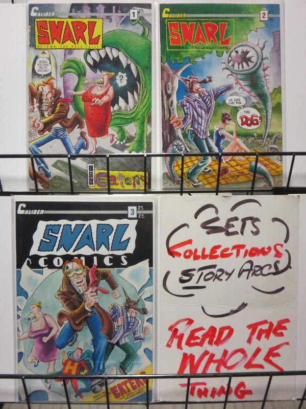 SNARL (1990 CL) 1-3 KEVIN ATKINSON's COMPLETE SERIES!