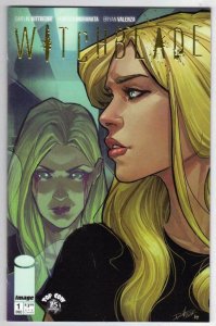 WITCHBLADE #1, NM, Gold Foil, Image, Kittredge, Valenza, 2017