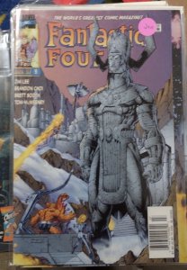 Fantastic Four  # 9  (425)  1997  MARVEL disney jim lee  RARE  newstand variant