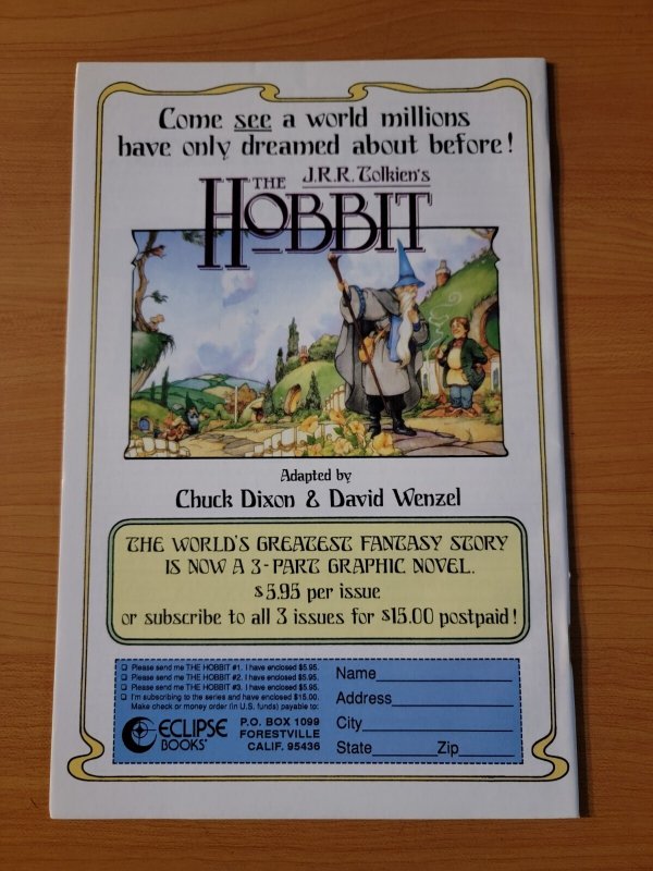 Dominion #3 ~ NEAR MINT NM ~ 1990 Eclipse Comics