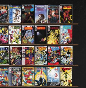 Huge Lot 150+ Comics with Rai, Excalibur, Harbinger, Secret Weapons & More!