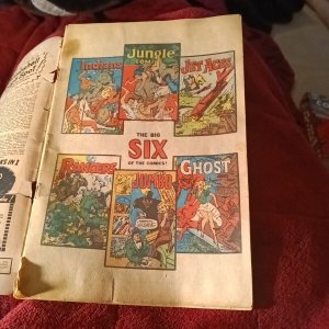 1952 GHOST COMICS #4 FICTION HOUSE Golden Age pre-code horror Maurice Whitman cv