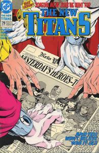 New Titans, The #79 VF ; DC | Marv Wolfman Newspaper