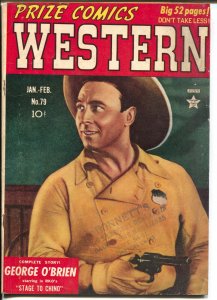 Prize Comics western  #79 1949-George O'Brien-John Severin-Will Elder-VG