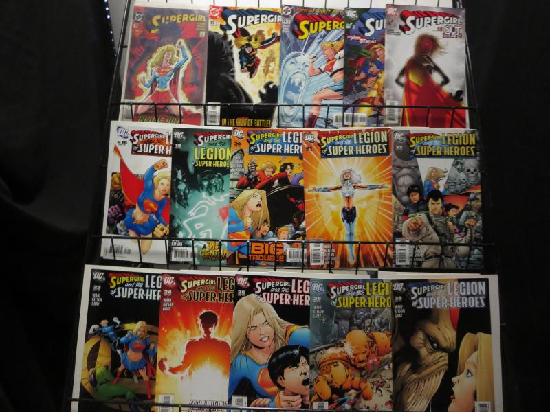 SUPERGIRL Comics 25 diff issues 1996-2008 with Legion of Super Heroes F-VF+