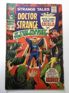Strange Tales #160 (1967) GD/VG Condition 1 1/2 in spine split