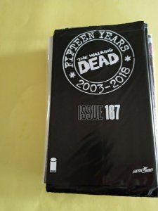 THE WALKING DEAD FIFTEEN YEARS SEALED BAGGED ISSUE #167 2018 IMAGE /  NM