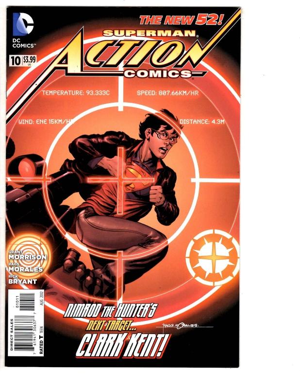 4 Action Comics DC Comic Books # 10 23.2 32 33 Superman General Zod Batman WM7