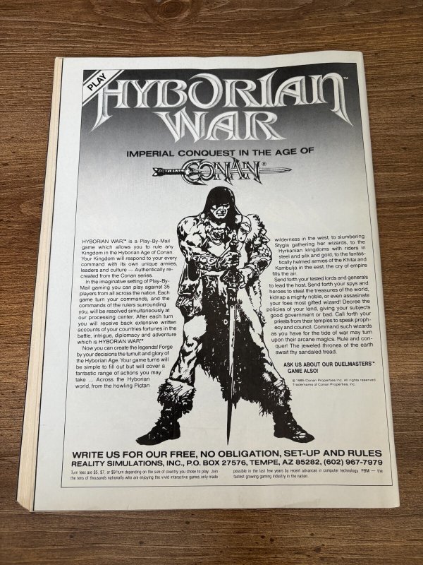 Conan Saga # 45 VF- Marvel Comic Book Magazine Barbarian Red Sonja Kull 4 J308