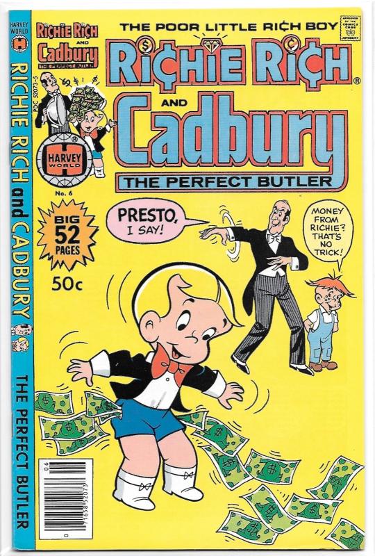 Richie Rich & Cadbury #6 (Mar 1979, Harvey) - Very Fine/Near Mint