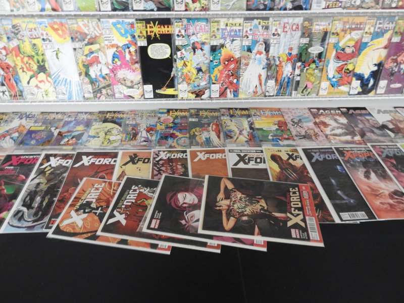 Huge Lot 150+ Comics W/ Iron Man, Excalibur, X-Force, +More! Avg FN/VF Condition