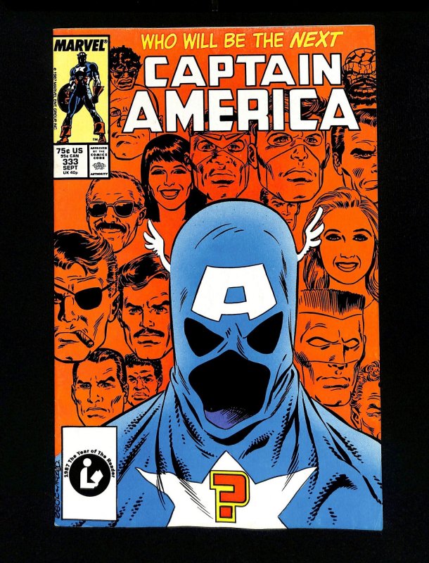 Captain America #333 1st John Walker as Cap!