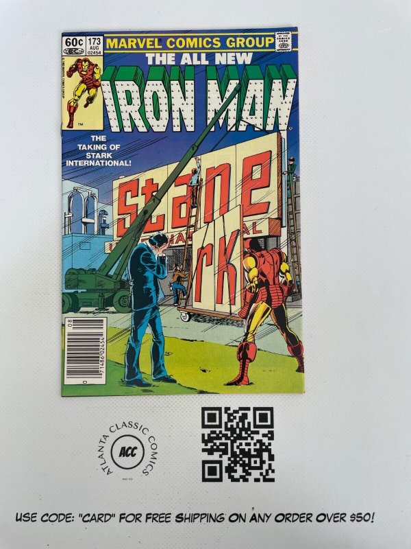 Iron Man # 173 NM 1st Print Marvel Comic Book Hulk Thor Avengers X-Men 11 J899