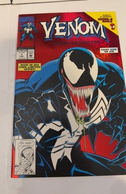 Venom: Lethal Protector #1 (1993) Venmo solo series  beautiful cover