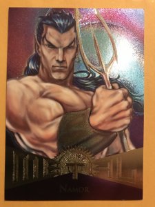 NAMOR #37 card : Marvel Metal 1995 Fleer Chromium; NM/M base, Sub Mariner