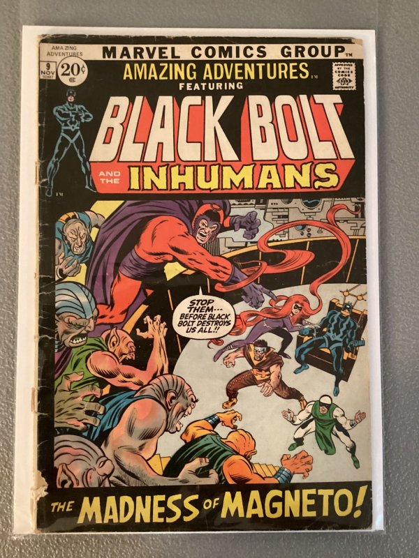 Amazing Adventures #9 (1971) Black Bolt And The Inhumans