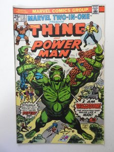 Marvel Two-in-One #13 (1976) MVS intact!